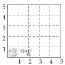 Серьги-пусеты из серебра с фианитом