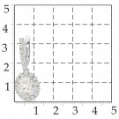 Серьги классические из серебра с фианитом