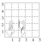 Серьги классические из серебра с фианитом