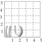 Серьги классические из серебра с фианитом