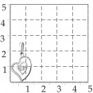 Подвеска классическая из серебра с фианитом