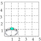 Кольцо классическое из серебра с изумрудом гидротермальным