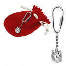 Брелок из серебра без вставок