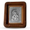 Икона из серебра с киот ажурным