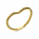 Кольцо классическое из серебра без вставок