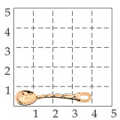 Сувенир ложка-загребушка из серебра без вставок