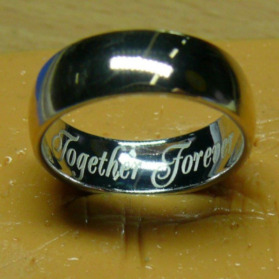 Кольцо Обручальное из серебра без вставок