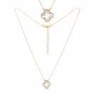 Колье из серебра без вставок