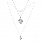 Колье из серебра без вставок