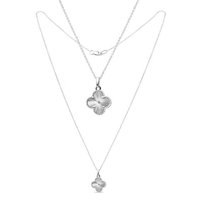 Колье из серебра без вставок