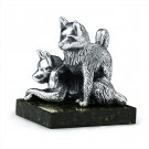 Сувенир из серебра с змеевиком