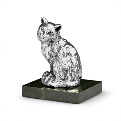 Сувенир из серебра с змеевиком