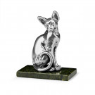 Сувенир из серебра с змеевиком