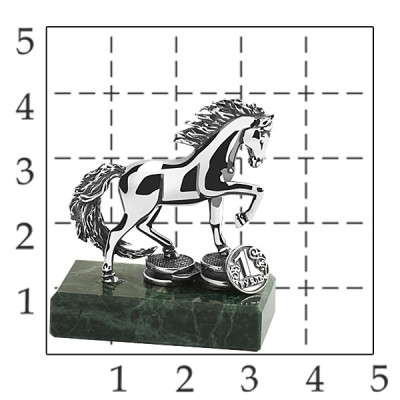 Сувенир из серебра с змеевиком