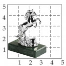 Сувенир из серебра с змеевиком