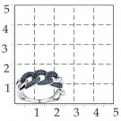 Кольцо классическое из серебра с наносапфиром