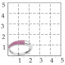 Кольцо классическое из серебра с нанорубином