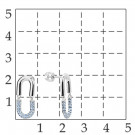 Серьги-пусеты из серебра с наносапфиром
