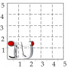 Серьги классические из серебра с кораллом синтетическим