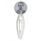 Сувенир закладка для книг из серебра с эмалью