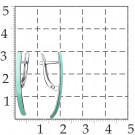 Серьги классические из серебра с эмалью