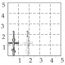 Подвеска крест из серебра с эмалью
