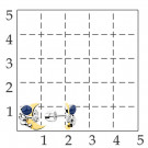 Серьги-пусеты из серебра с фианитом