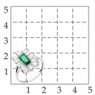 Кольцо классическое из серебра с фианитом