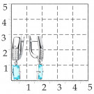 Серьги классические из серебра с фианитом