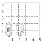 Серьги классические из серебра с сапфиром гидротермальным