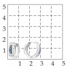 Серьги классические из серебра с сапфиром гидротермальным