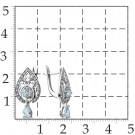 Серьги классические из серебра с фианитом