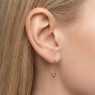 Серьги классические из серебра без вставок
