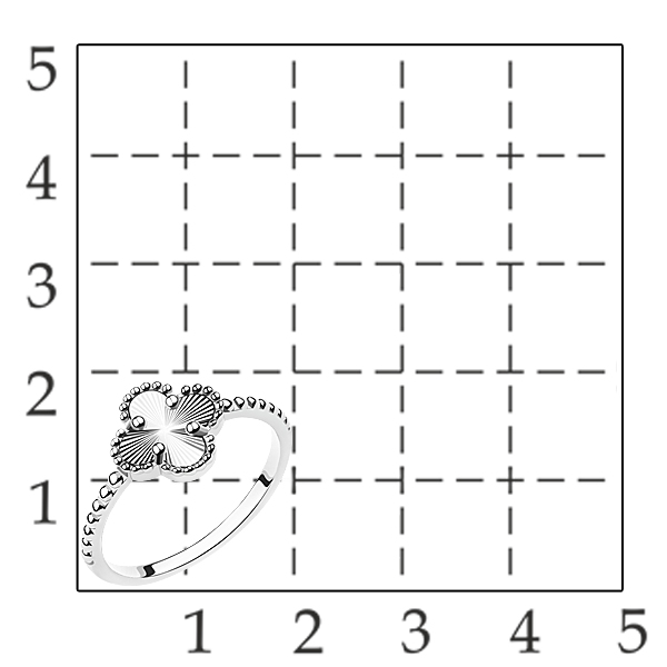 Кольцо классическое из серебра без вставок