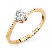 Кольца помолвочные Алмаз-Холдинг Кольцо из золота c бриллиантами