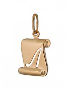 Подвески-буквы Подвеска буква "Л" из золота без вставок