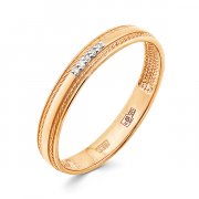  Обручальное  Кольцо из золота с бриллиантом