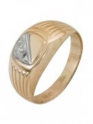 Кольца для мужчин Алмаз-Холдинг Кольцо печатка из золота без вставок