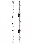 Декоративные браслеты Браслет из серебра с раухтопазом
