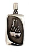 Подвески-знак зодиака Подвеска классическая из серебра с фианитом