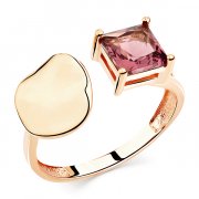 Кольца для женщин Алмаз-Холдинг Кольцо классическое из золота с кристаллом ювелирным