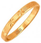 Кольца обручальные Алмаз-Холдинг Обручальное  Кольцо из золота без вставок
