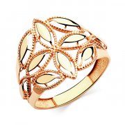Кольца для женщин Алмаз-Холдинг Кольцо классическое из золота без вставок