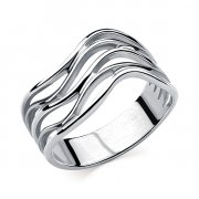 Кольца из серебра Алмаз-Холдинг Кольцо классическое из серебра без вставок