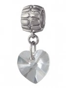 Подвеска-шарм из серебра с кристаллом Swarovski