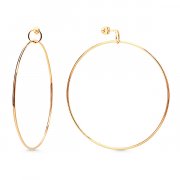Серьги из серебра Серьги-пусеты из серебра без вставок