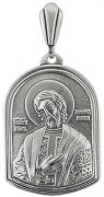  Иконка "Св.Князь Александр Невский" из серебра без вставок