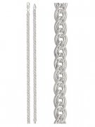 Нонна Цепь из серебра с панцирным плетением