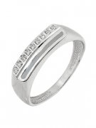 Кольца для мужчин Алмаз-Холдинг Кольцо классическое из серебра с эмалью