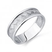 Кольца обручальные Алмаз-Холдинг Обручальное  Кольцо из серебра без вставок
